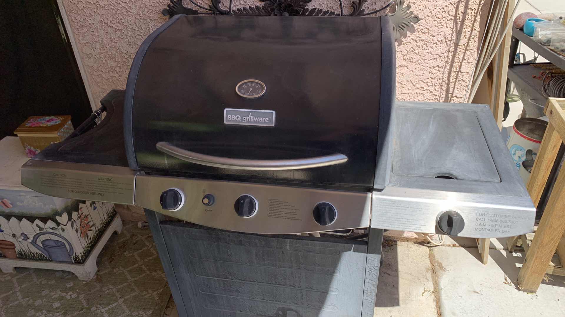 Photo 1 of BBQ GRILLWARE PROPANE BARBECUE WITH TOOLS AND COVER