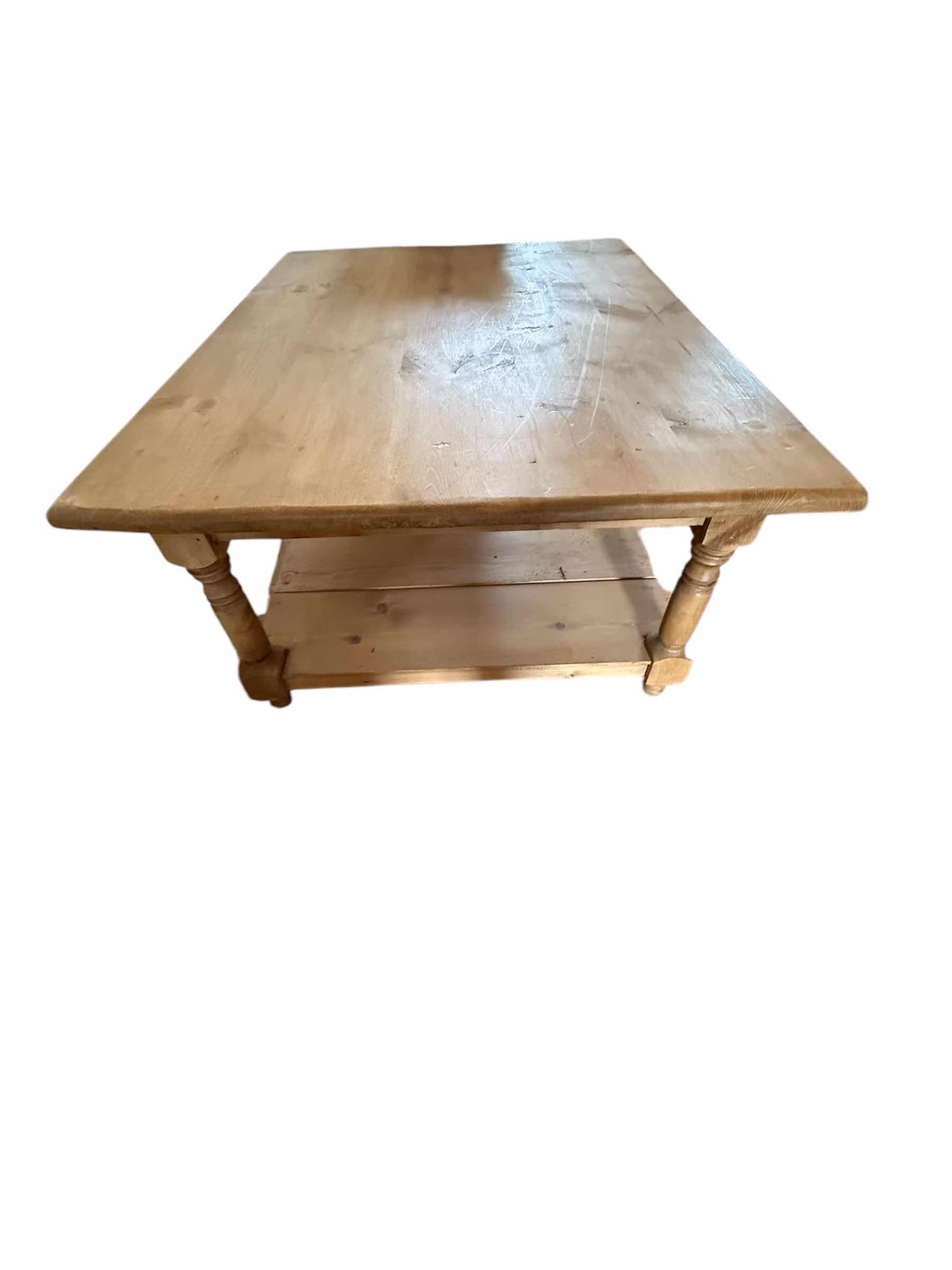 Photo 3 of KNOTTY PINE COFFEE TABLE 48” x 35” H20”