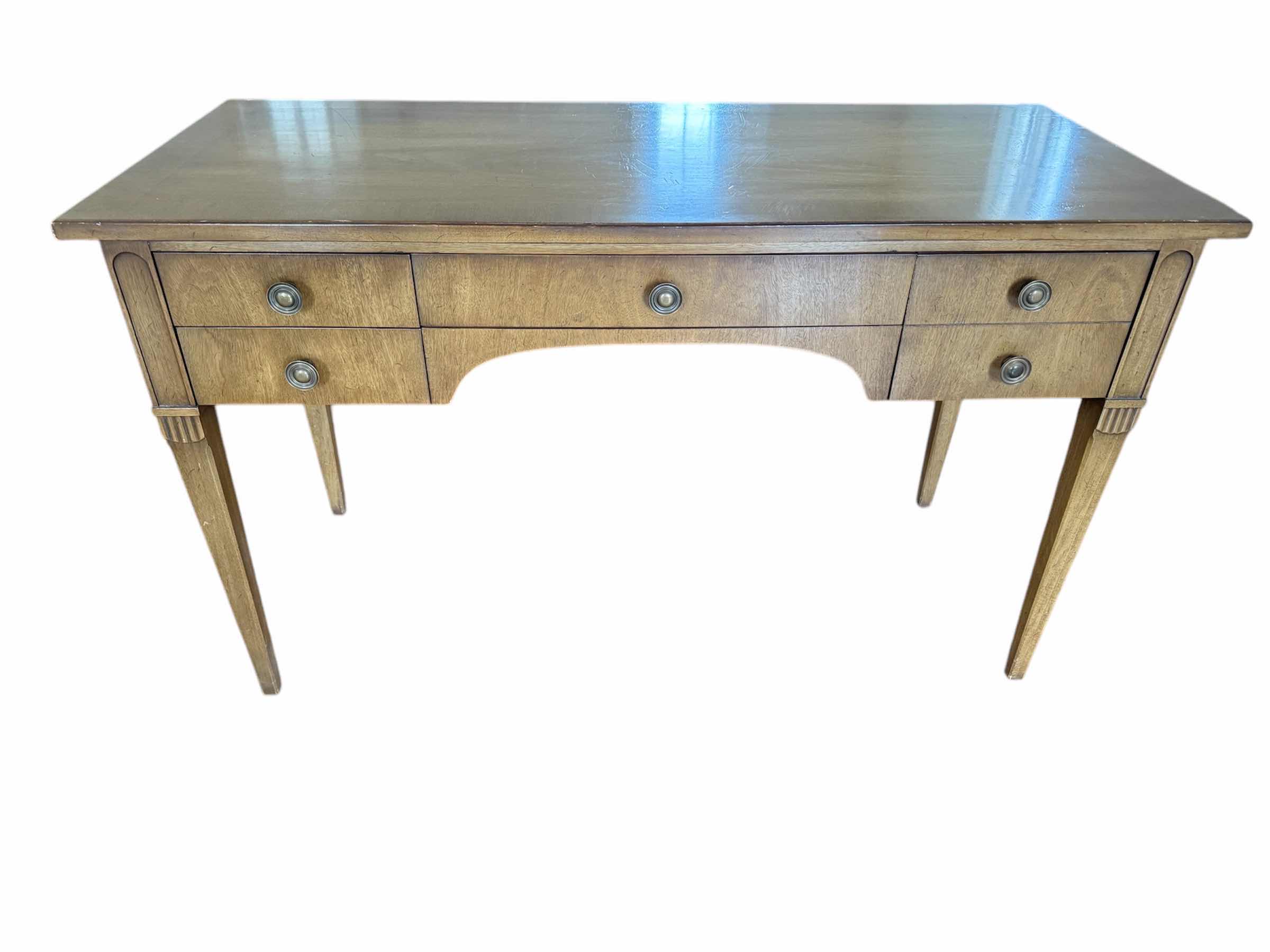 Photo 1 of MID CENTURY WALNUT DIRECTOIRE DESK 50” x 22” H30”