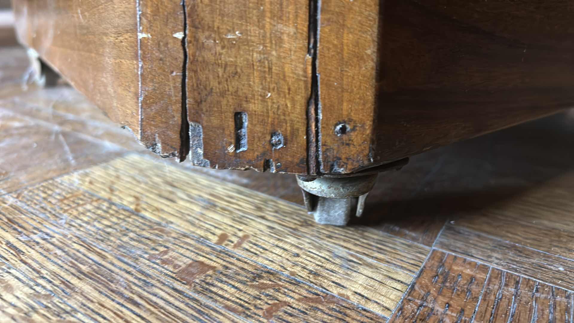 Photo 9 of ANTIQUE 1870’S VICTORIAN MUSIC CABINET MADE OF WALNUT VENEER, DESIGNED FOR STORING SHEET MUSIC 20 1/2”x 14” x H3’