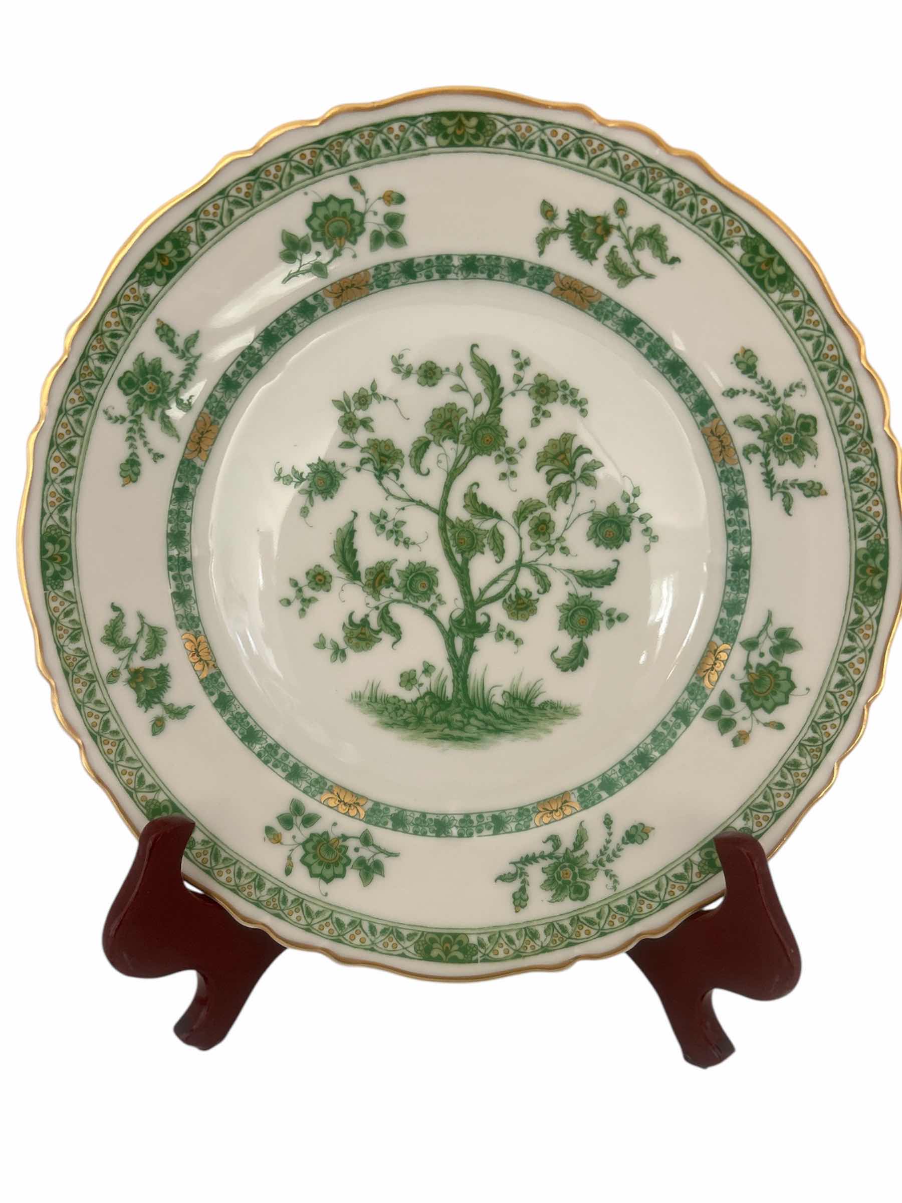 Photo 2 of HAVILAND’S CASHMERE FRANCE 5 PC SET - DINNER, SALAD AND DESSERT PLATE & TEACUP AND SAUCER