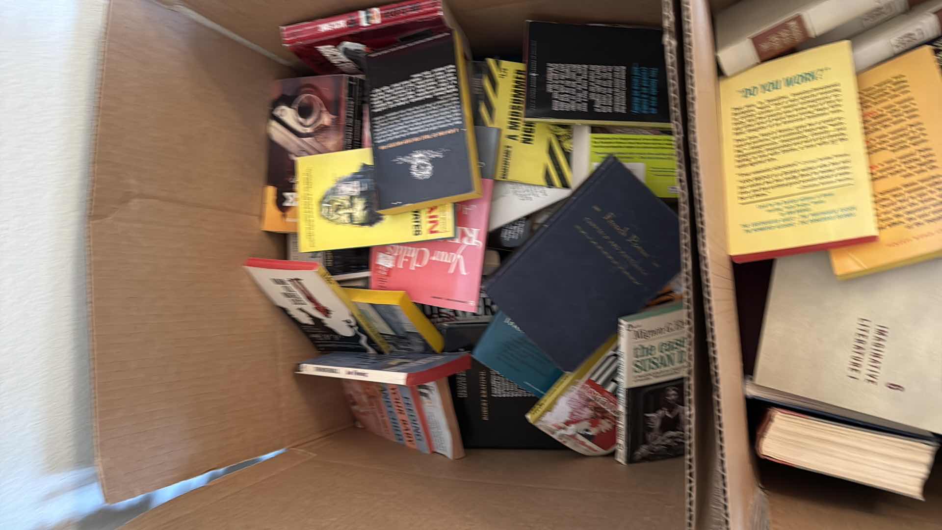 Photo 1 of 4-BOXES OF BOOKS (VARIOUS TITLES & AUTHORS)