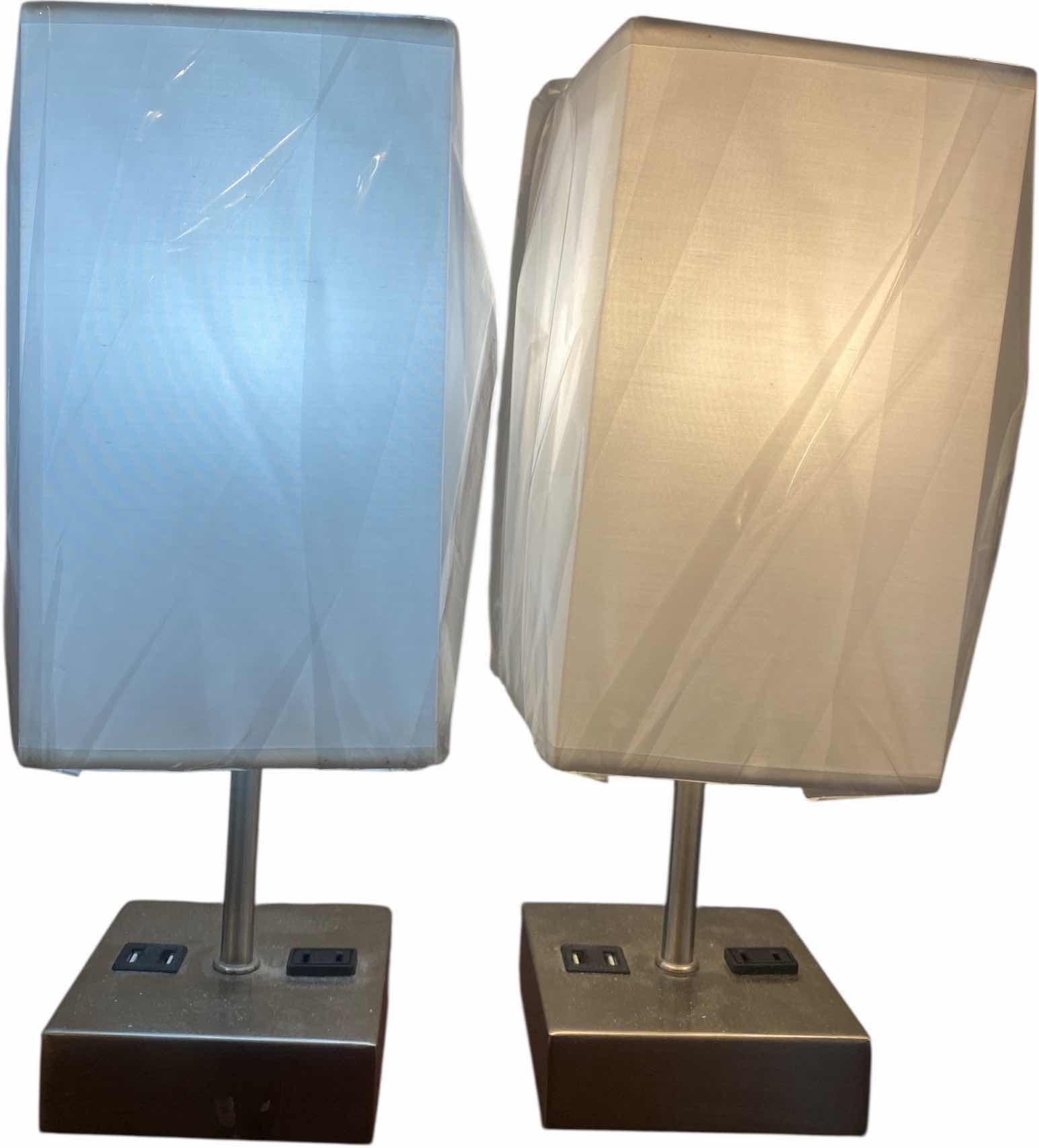 Photo 1 of 2 TOUCH LAMPS WITH USB H14 1/2”