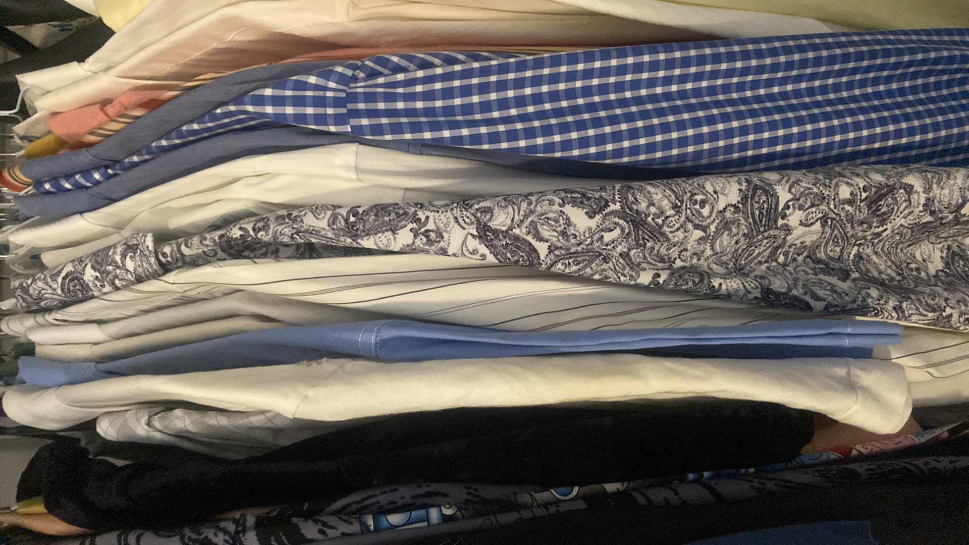 Photo 1 of MENS SHORT & LONG SLEEVE BUTTON DOWN SHIRTS SIZES LARGE & MOST X LARGE