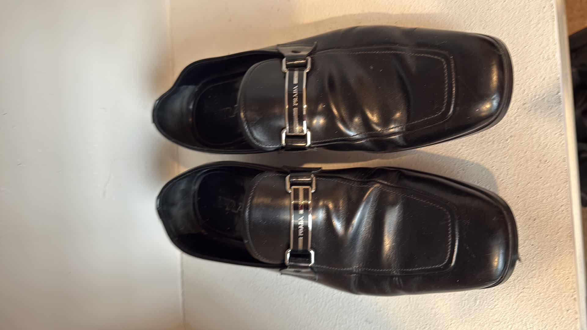 Photo 1 of PRADA MEN’S DESIGNER SHOES (SIZE 9)