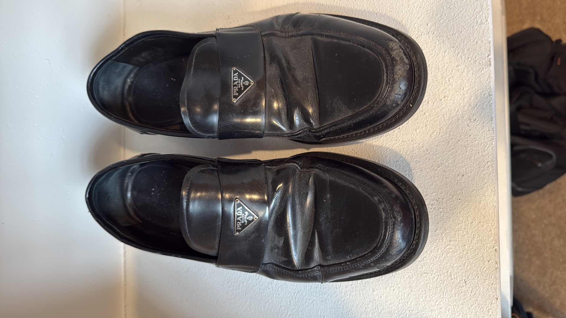 Photo 1 of PRADA MEN’S DESIGNER SHOES (SIZE 9)