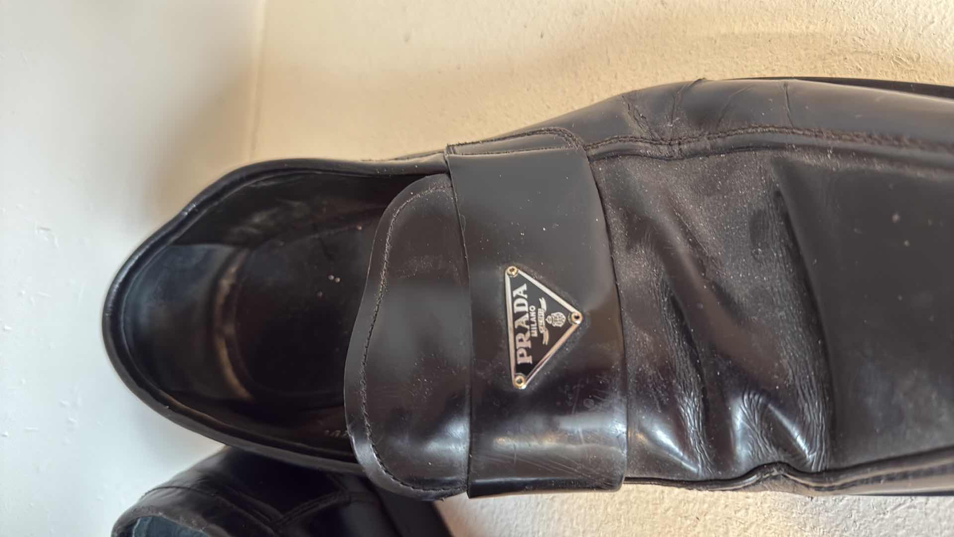 Photo 1 of PRADA MEN’S DESIGNER SHOES (SIZE 9)
