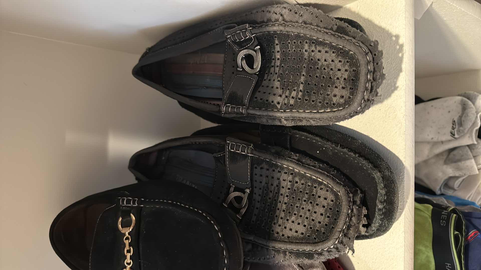 Photo 1 of CONTENTS OF CLOSET SHELF-MEN'S SHOES (APPROX SIZE 9-10)