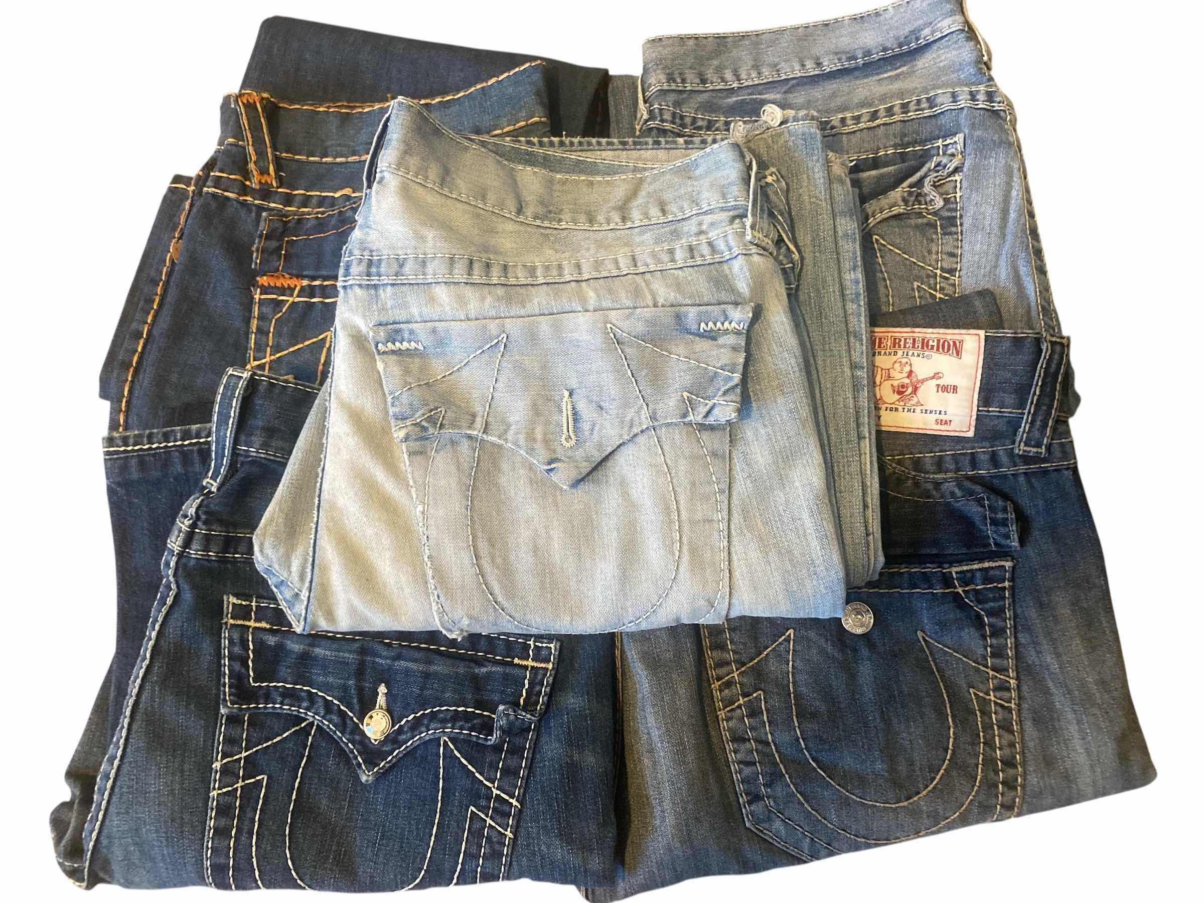 Photo 1 of 5 - MENS TRUE RELIGION JEANS SIZE 38