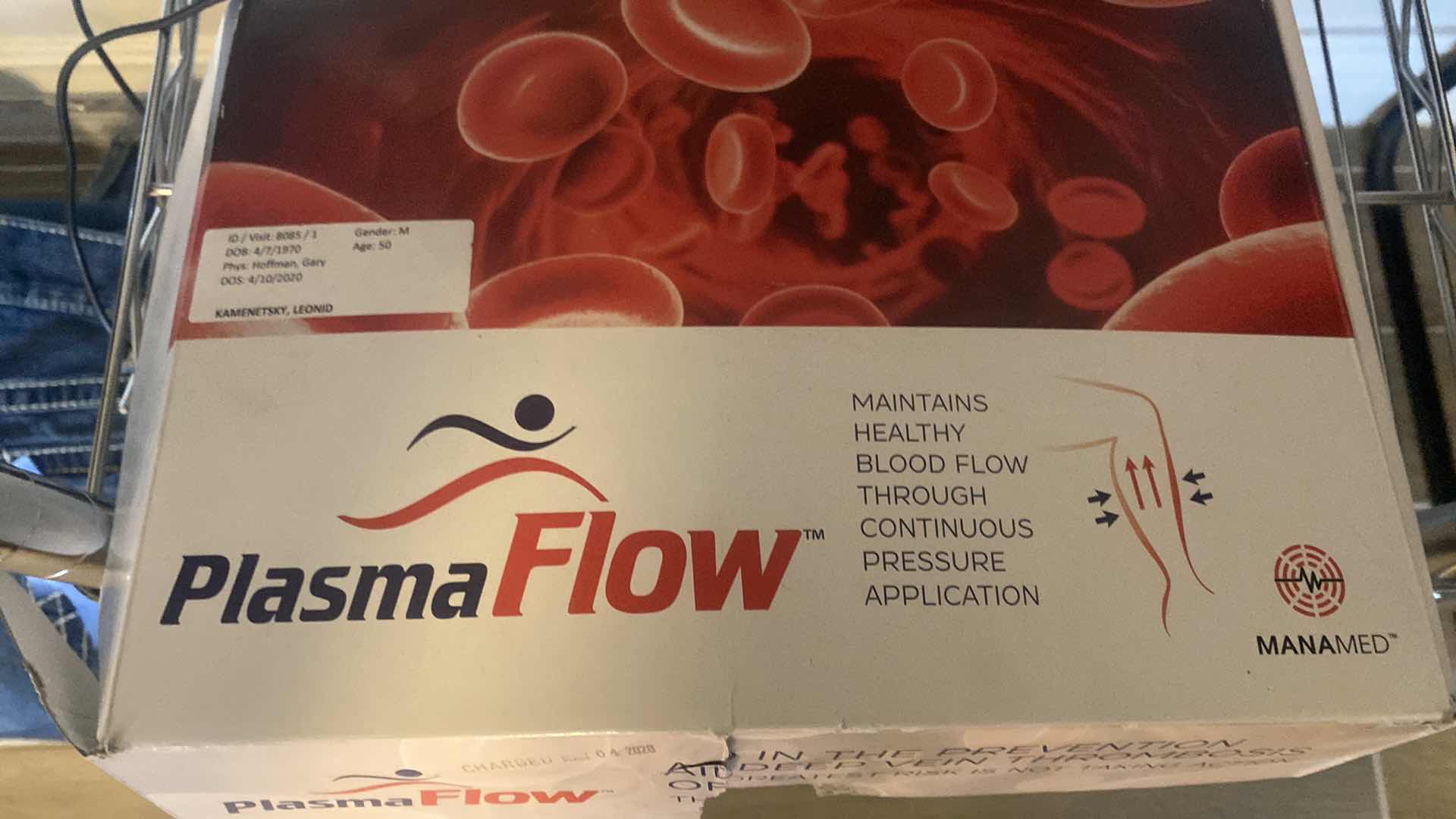 Photo 1 of PLASMA FLOW, BACK BRACE & BLOOD PRESSURE MONITOR