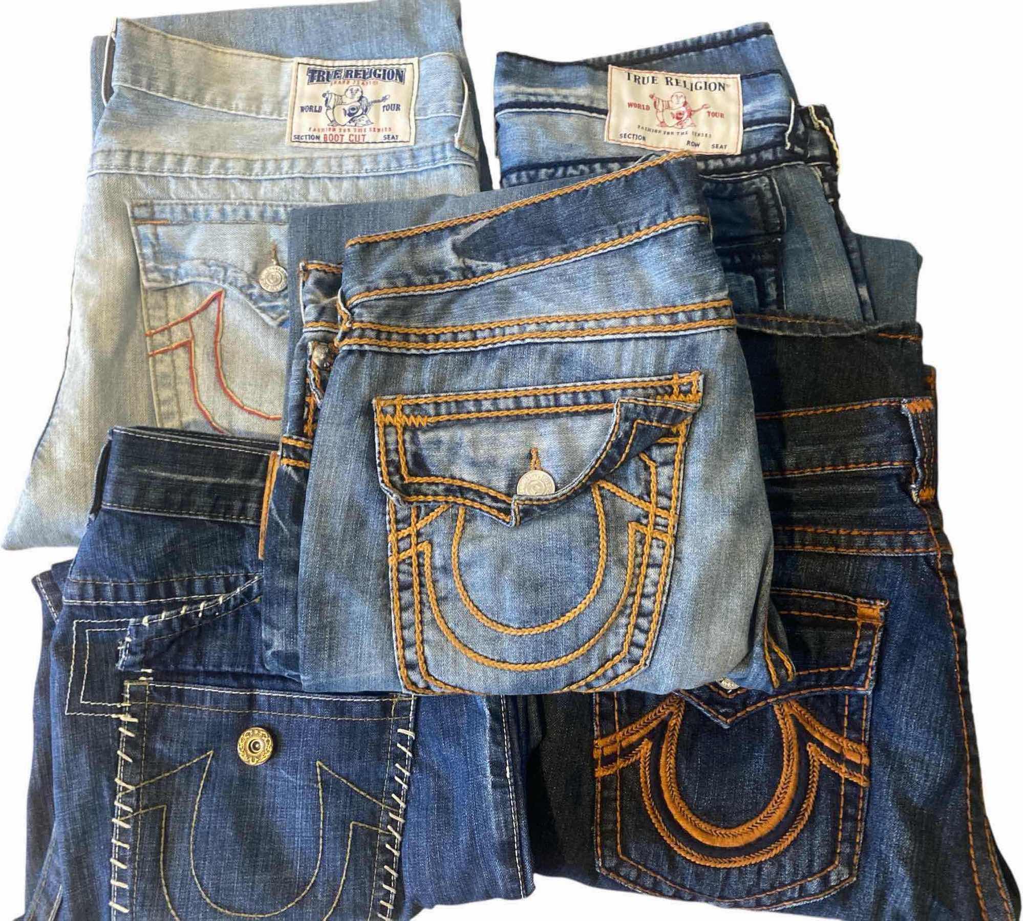 Photo 1 of 5 - MENS TRUE RELIGION JEANS SIZE 38