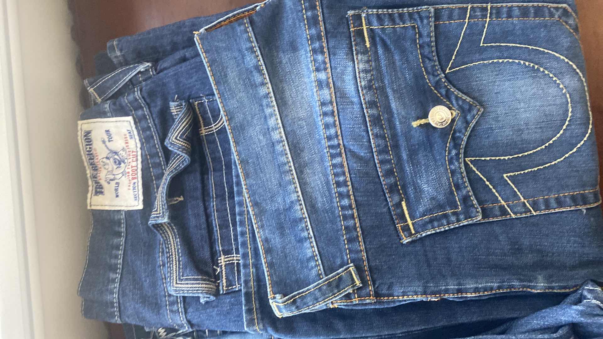 Photo 1 of 4- MENS TRUE RELIGION JEANS SIZE 38