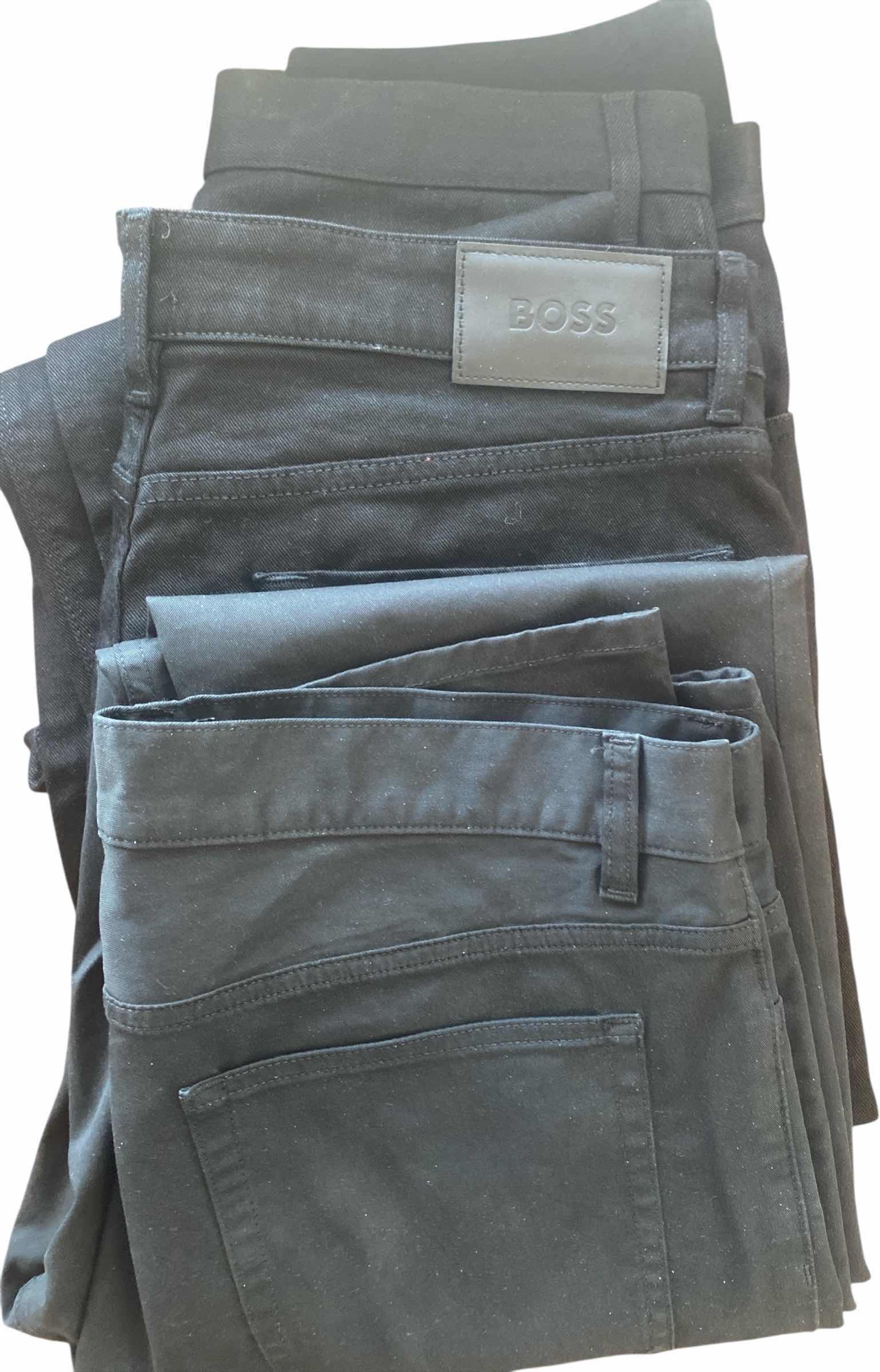 Photo 1 of 3 - MENS BLACK JEANS SIZE 38