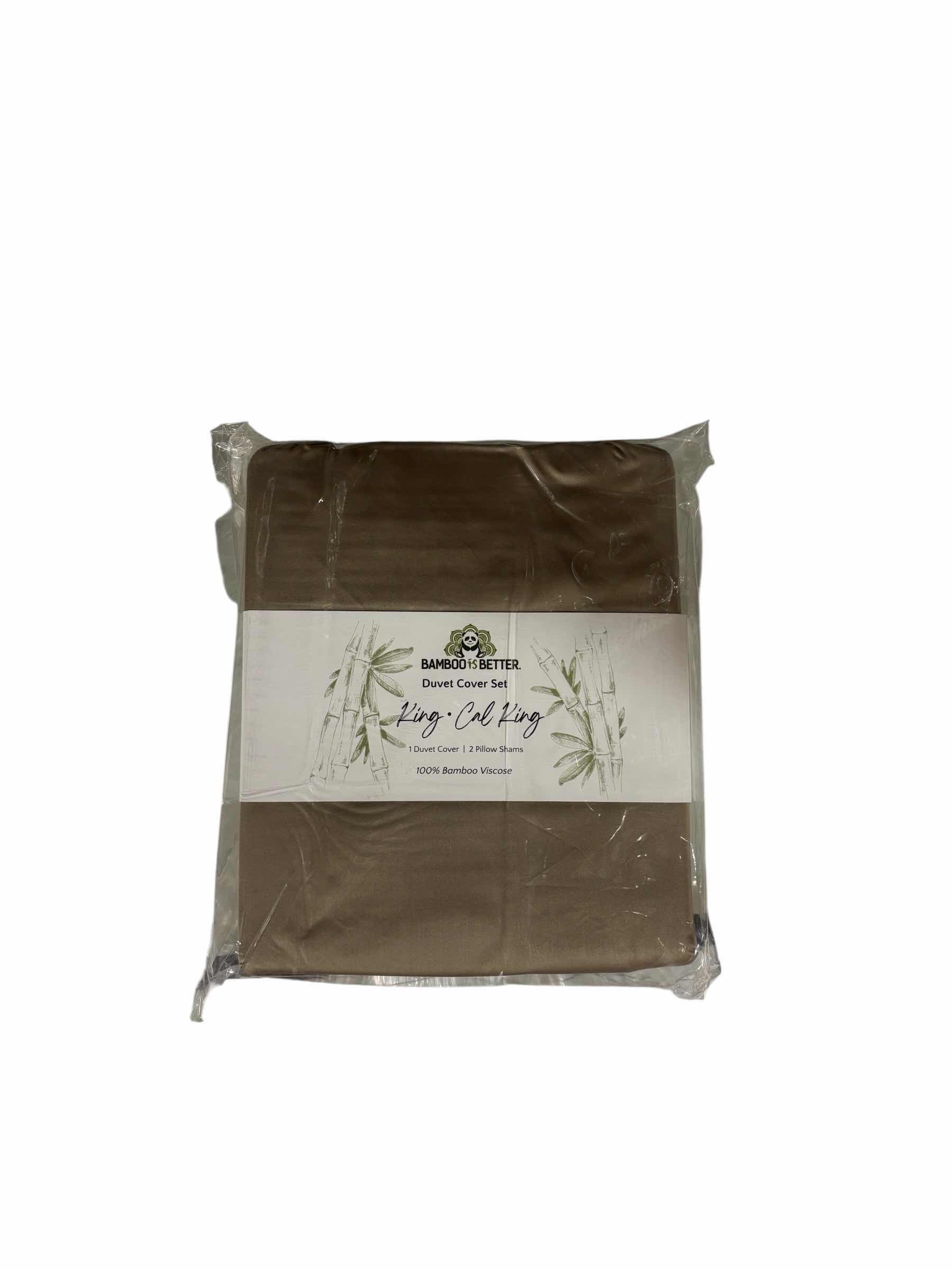 Photo 1 of BAMBOO IS BETTER BAMBOO DUVET COLLECTION KING- CALI KING- 104” X 90” TAUPE