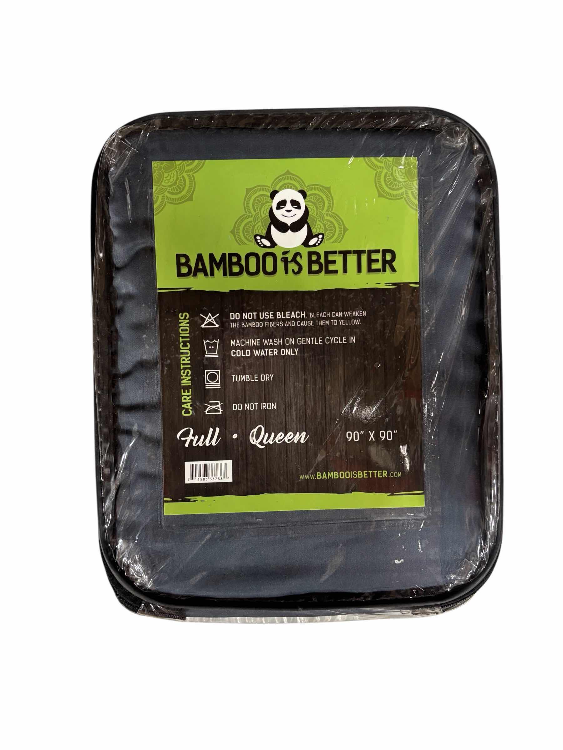 Photo 1 of BAMBOO IS BETTER BAMBOO DUVET COLLECTION FULL- QUEEN - 90” X 90” SLATE
