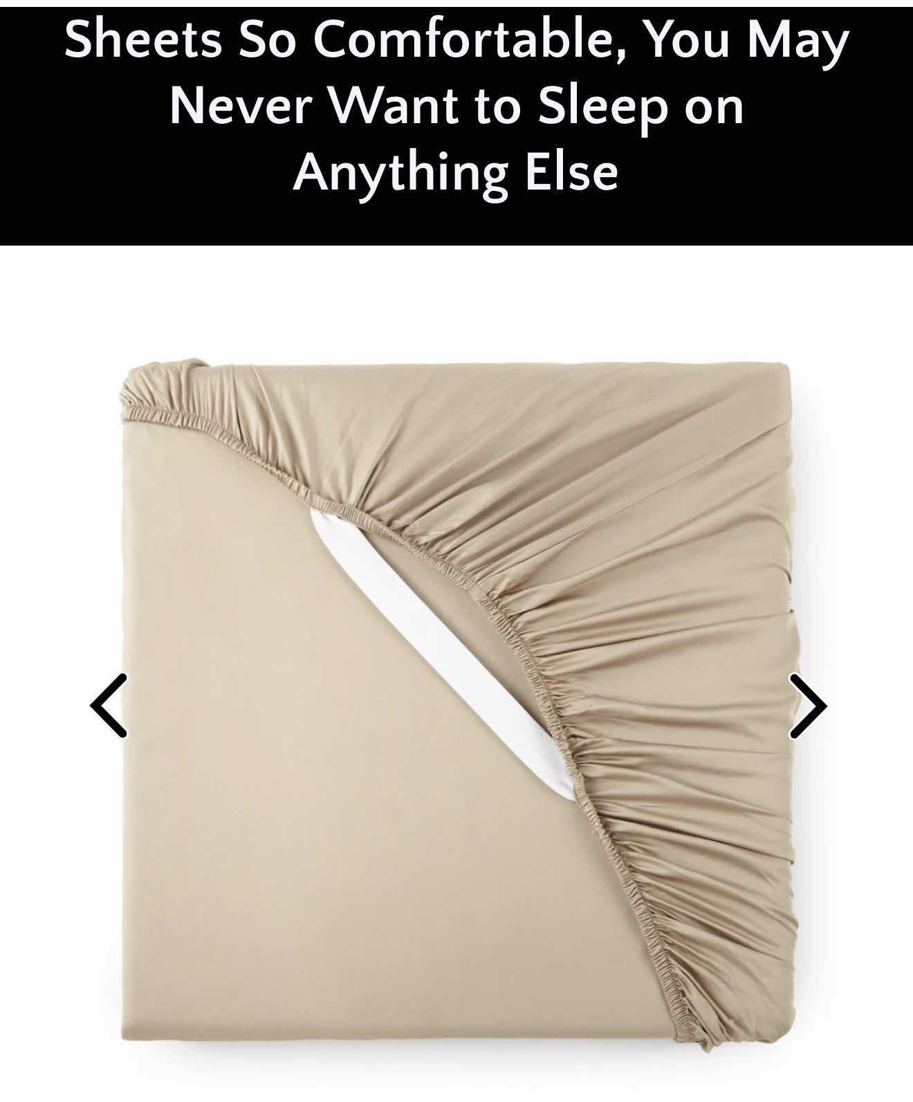 Photo 1 of BAMBOO IS BETTER SIGNATURE 100% BAMBOO QUEEN SHEET SET-TAUPE