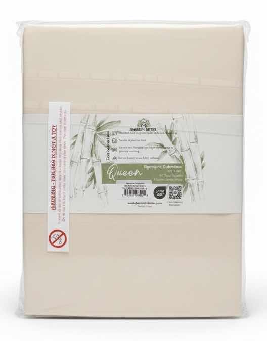 Photo 1 of BAMBOO IS BETTER SIGNATURE 100% BAMBOO QUEEN SHEET SET-IVORY