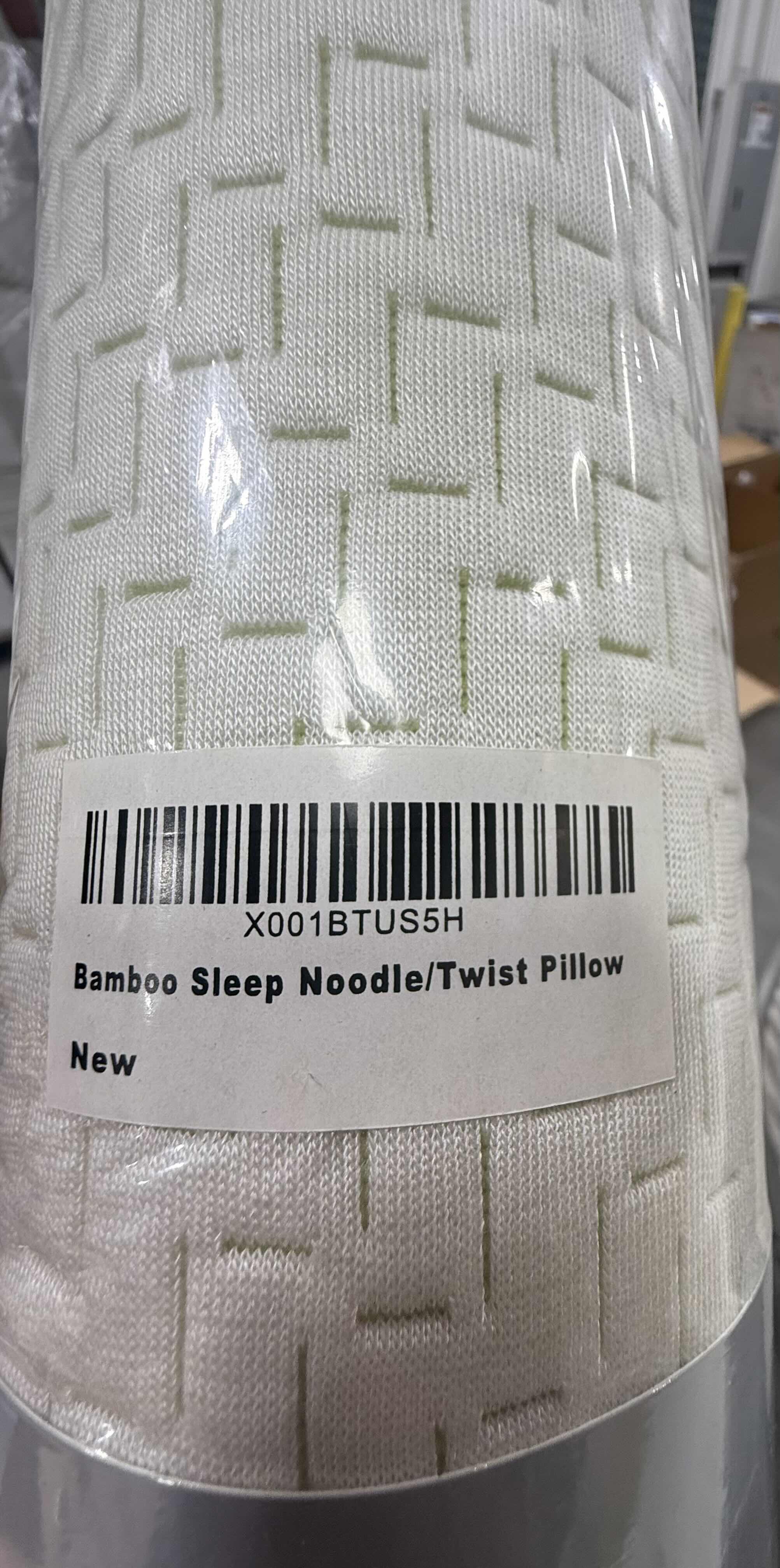 Photo 1 of 2-HOTEL COMFORT “THE NOODLE” BAMBOO SLEEP NOODLE TWIST MEMORY FOAM PILLOWS