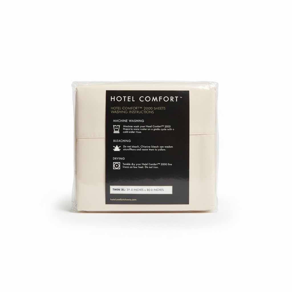 Photo 1 of HOTEL COMFORT 2000 TWIN XL SHEET SET-BEIGE
