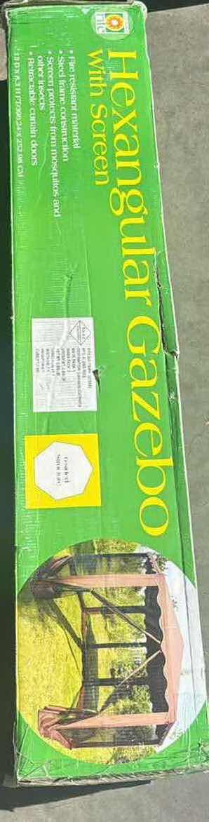 Photo 1 of NIB HEXANGULAR GAZEBO WITH SCREEN