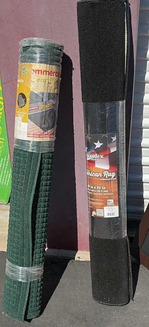 Photo 1 of NIB 2 AREA RUGS GREEN, BLACK 3’X 5’ W / 40”X60”W
