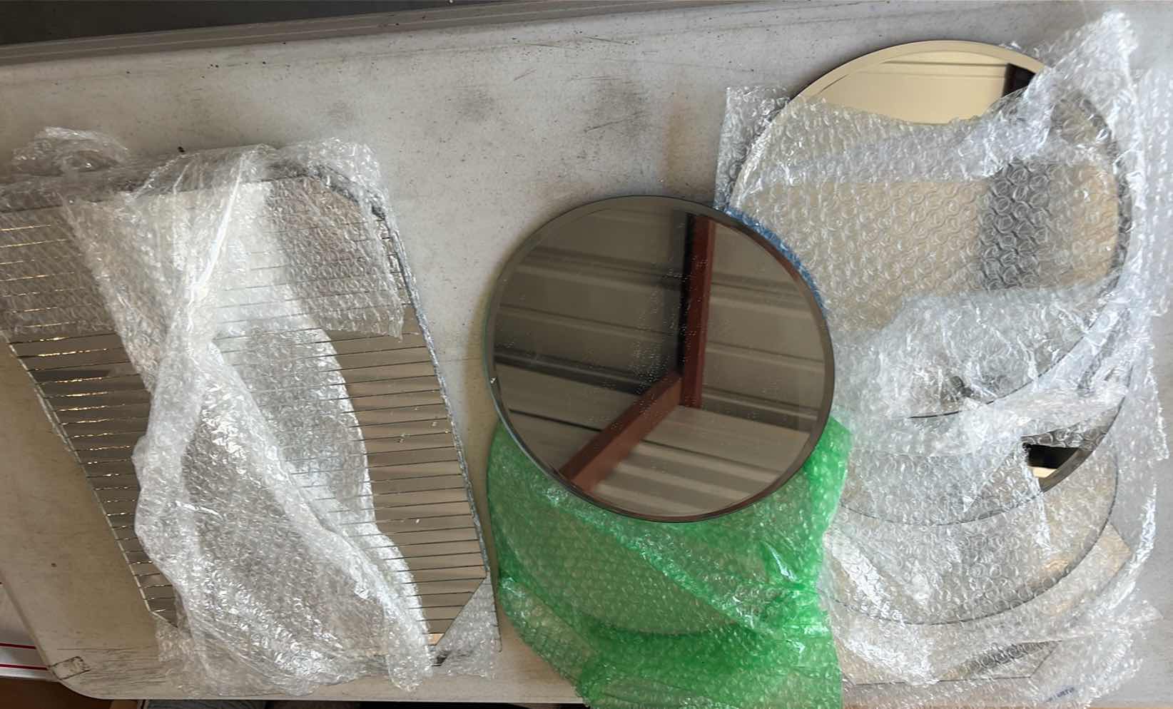 Photo 1 of CONTENTS OF BOX- MULTIPLE MIRRORS-VARIOUS STYLES/SIZES