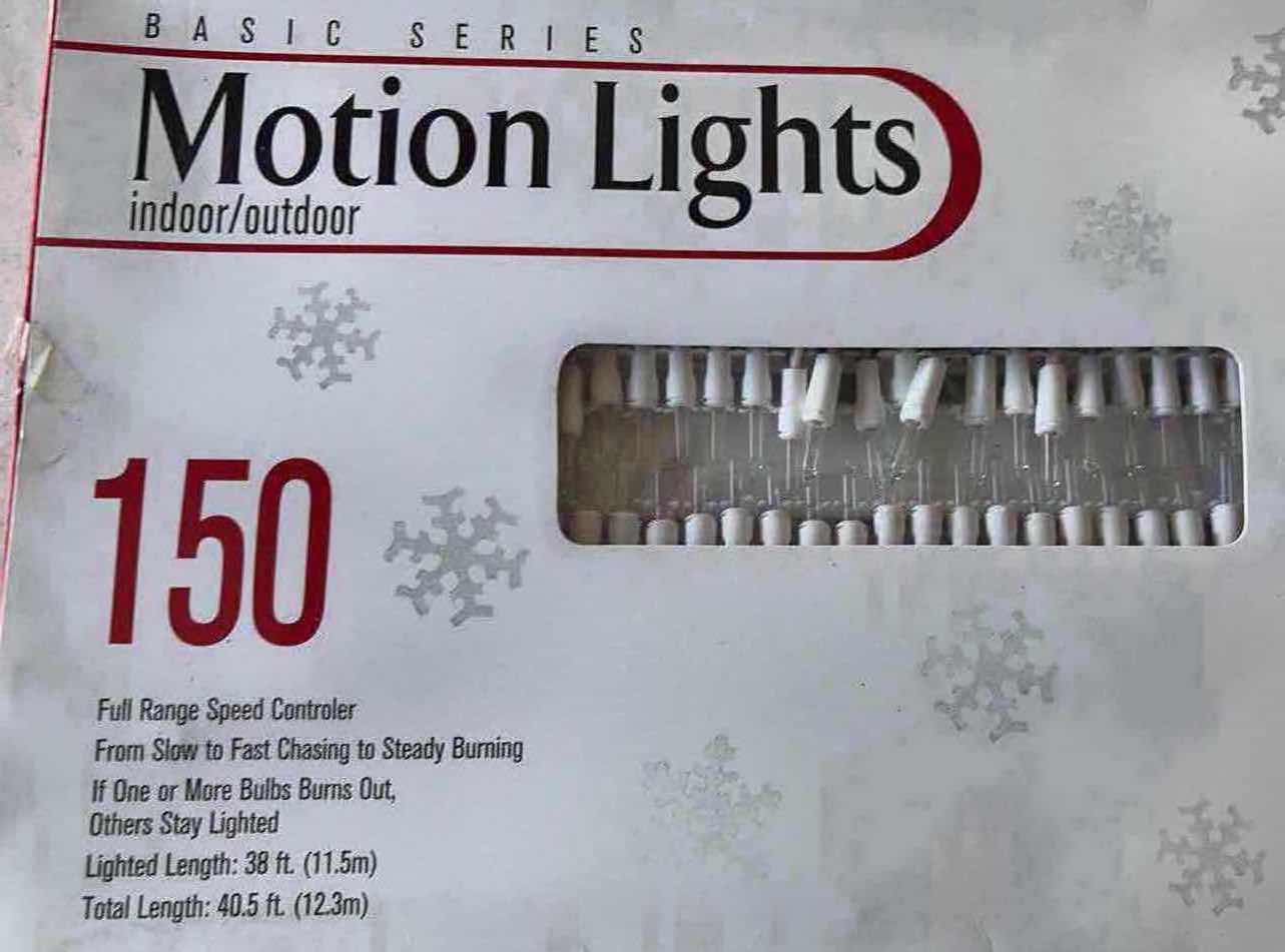 Photo 1 of CONTENTS OF BOX 8 BOXES OF MOTION LIGHTS WHITE 35’