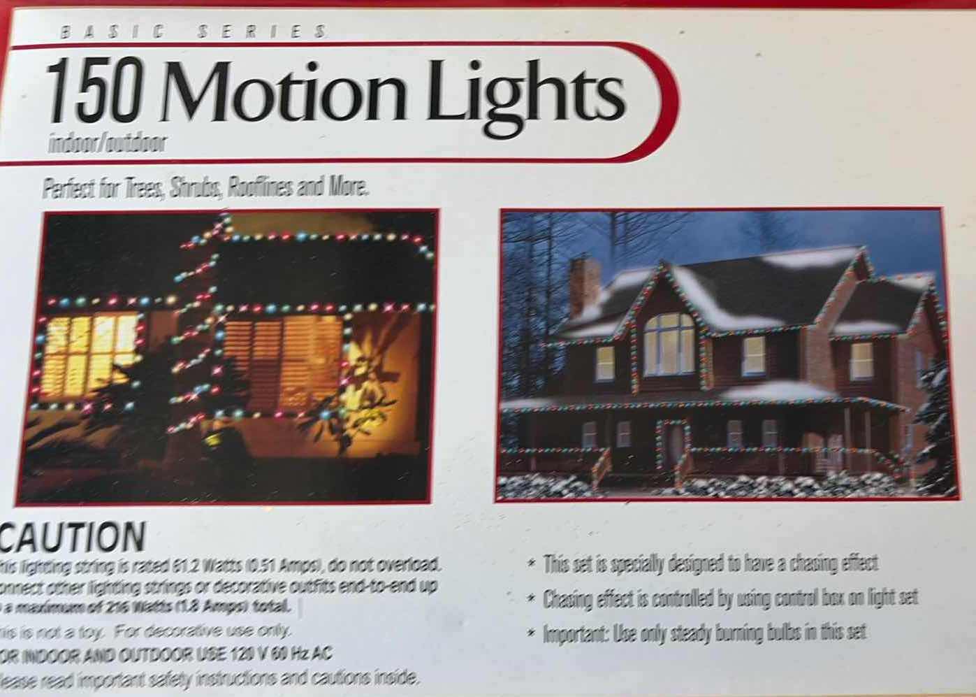 Photo 1 of CONTENTS OF BOX 8 BOXES OF MOTION LIGHTS WHITE 35’