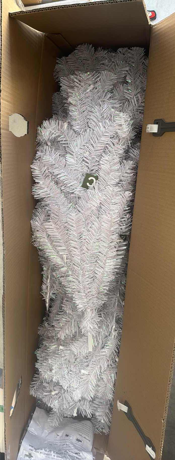 Photo 1 of Nib 7ft Pre- WHITE CRYSTAL TREE