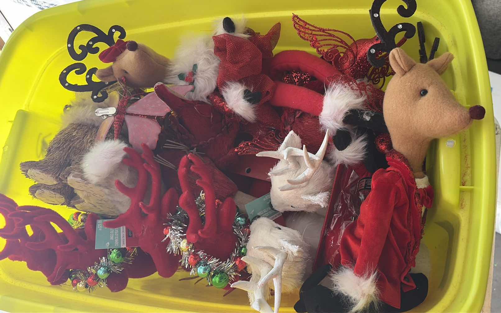 Photo 1 of CONTENTS OF BOX HOLIDAY DECORATIONS