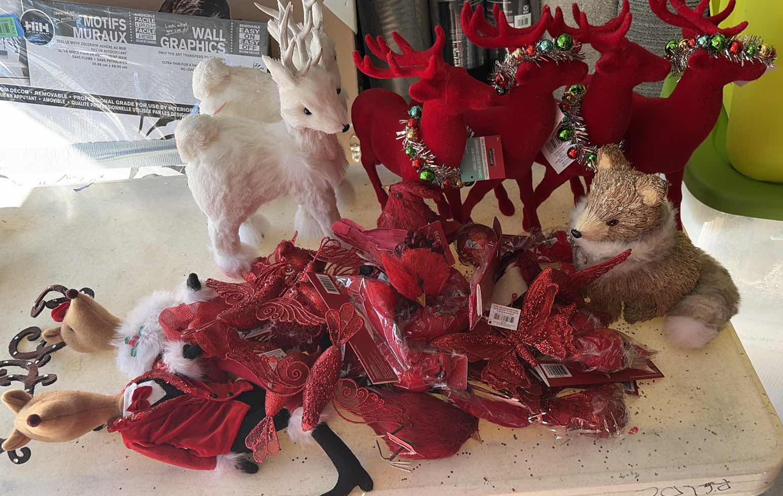 Photo 1 of CONTENTS OF BOX HOLIDAY DECORATIONS