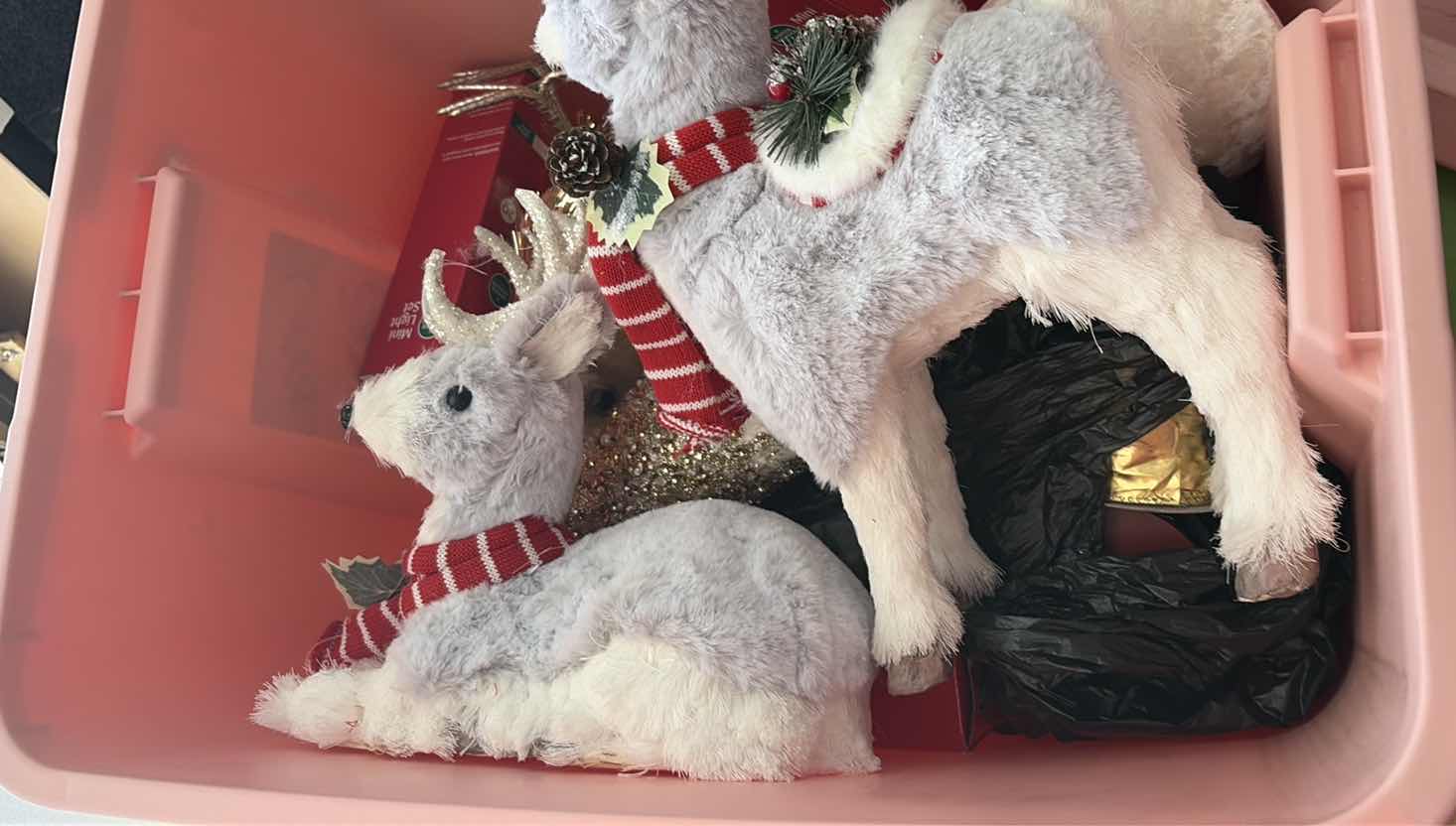 Photo 1 of CONTENTS OF BOX HOLIDAY DECORATIONS