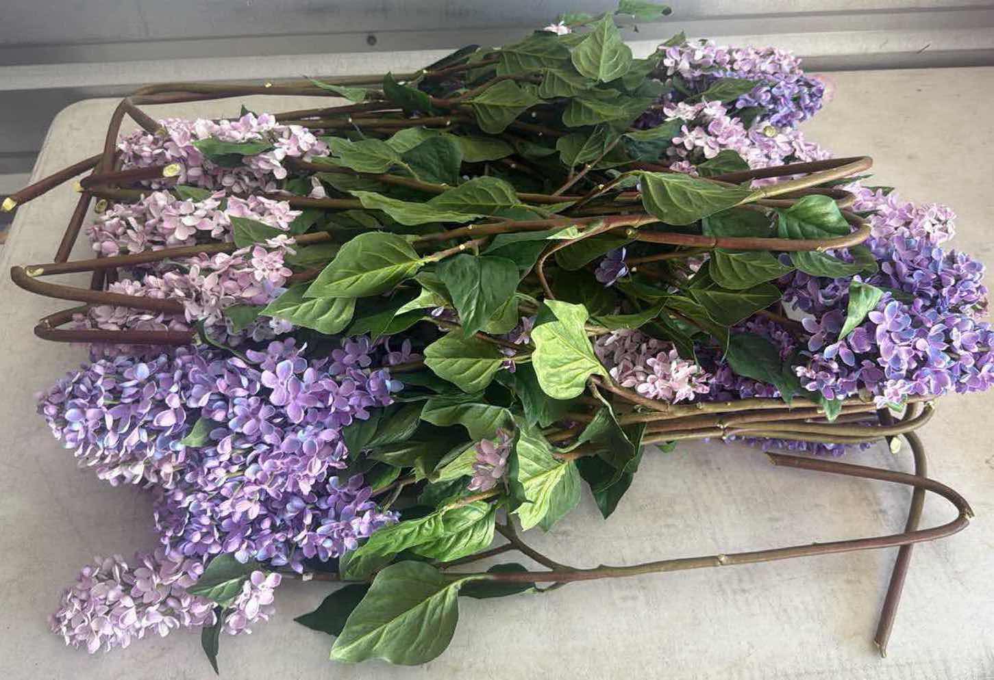 Photo 1 of CONTENTS OF BOX- LILAC FLOWERS PURPLE