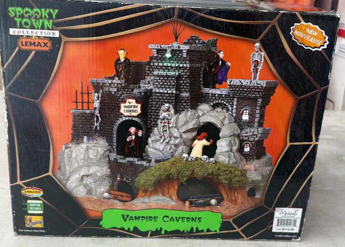 Photo 1 of NIB SPOOKY TOWN VAMPIRE CAVERN