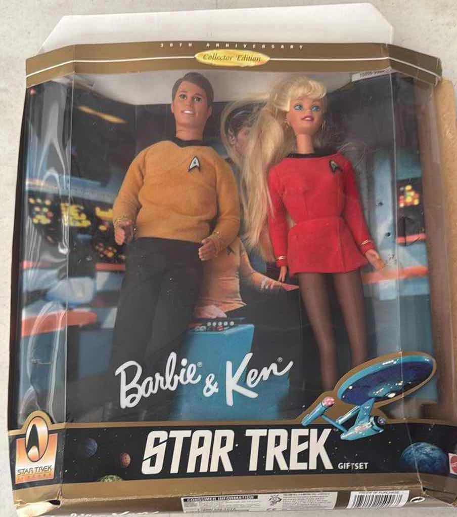 Photo 1 of BARBIE & KEN STAR TRECK DOLLS