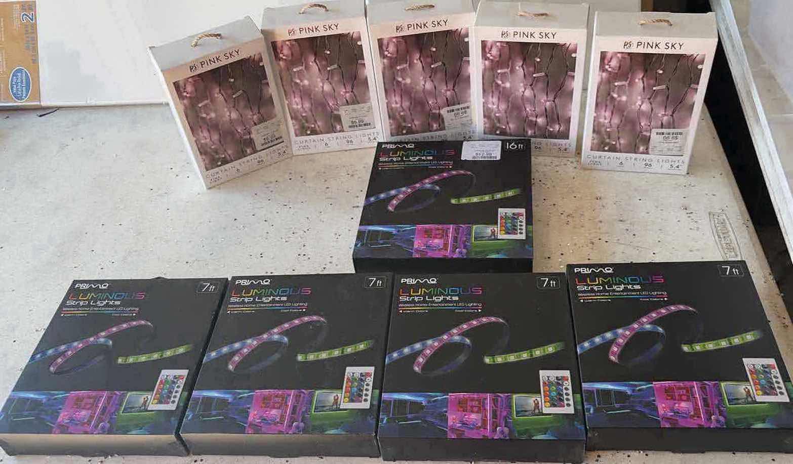 Photo 1 of CONTENTS OF BOX LIGHT STRIPS