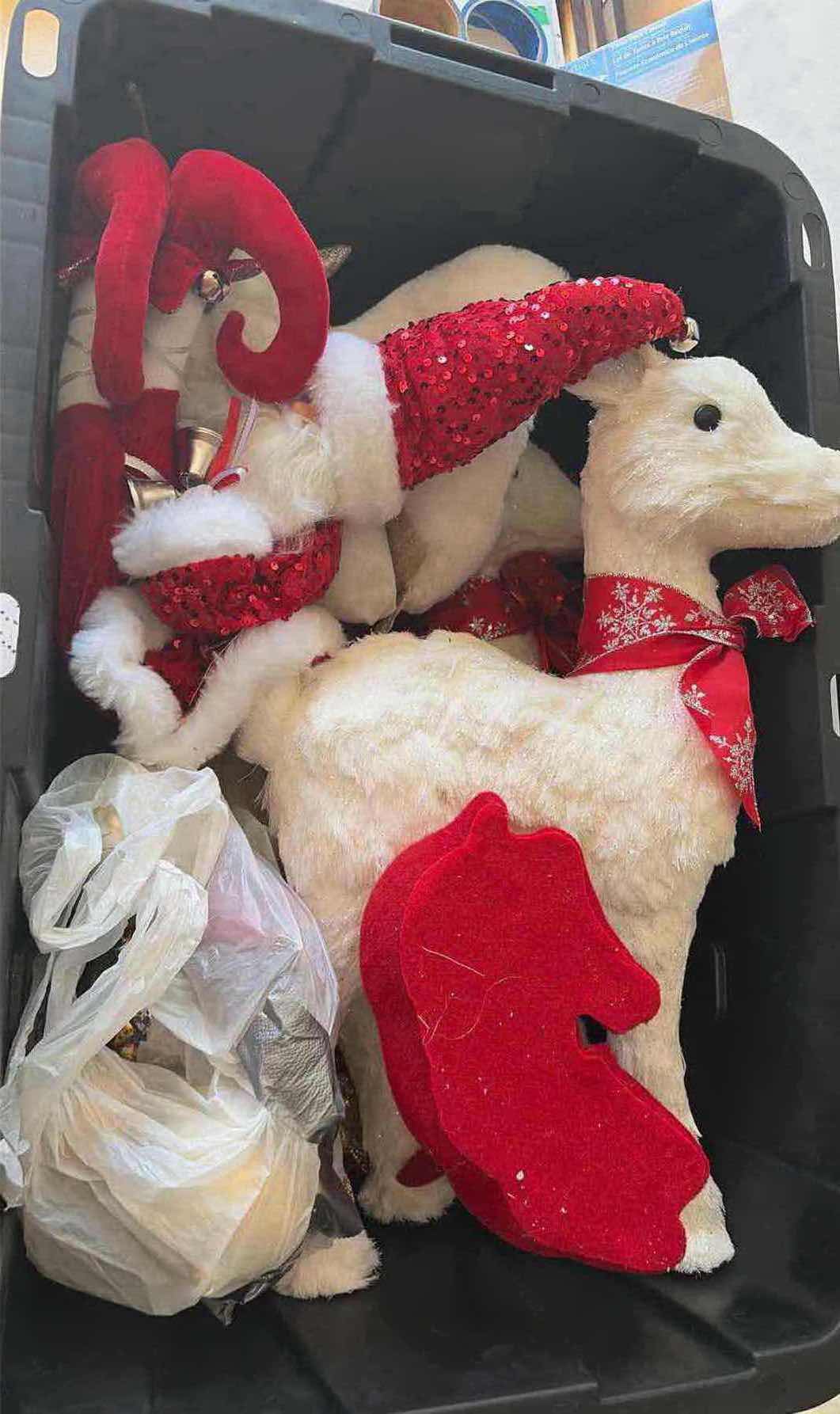 Photo 1 of CONTENTS OF BOX HOLIDAY DECORATIONS