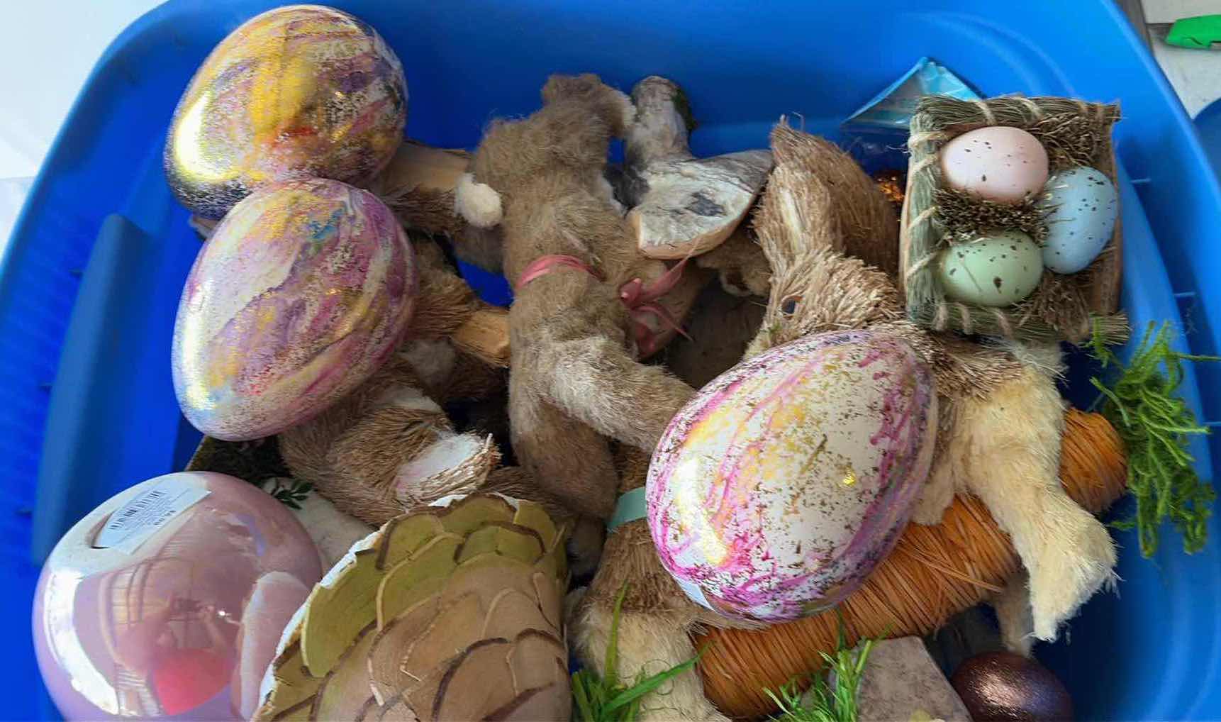 Photo 1 of CONTENTS OF BOX EASTER DECORATIONS/ RABIT DECORATIONS
