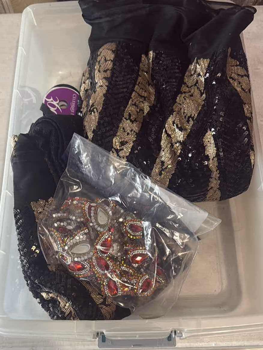 Photo 1 of CONTENTS OF TOTE- SEQUENCED FABRIC