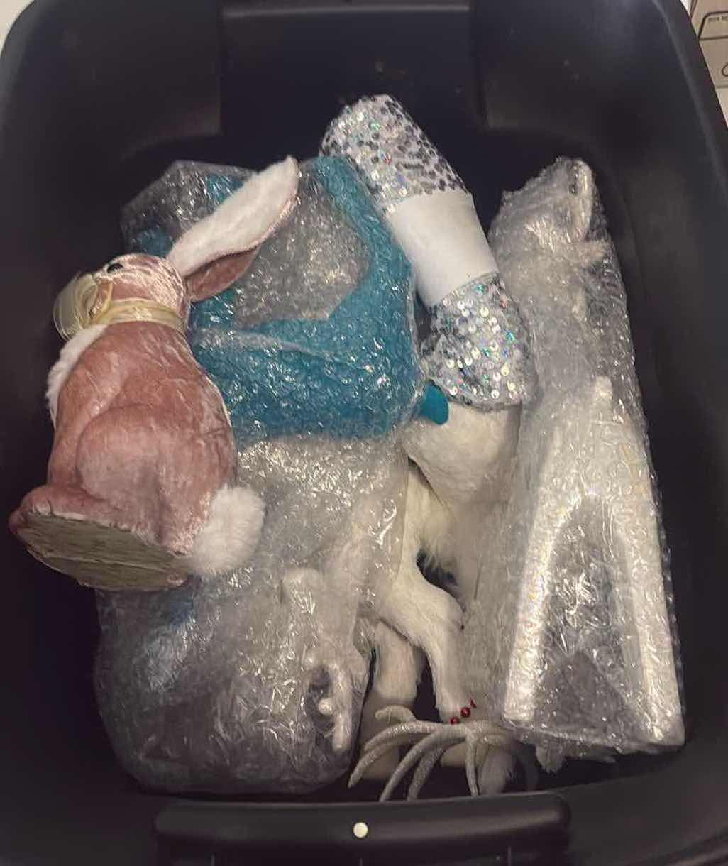 Photo 1 of CONTENTS OF TOTE-REINDEER/FABRIC