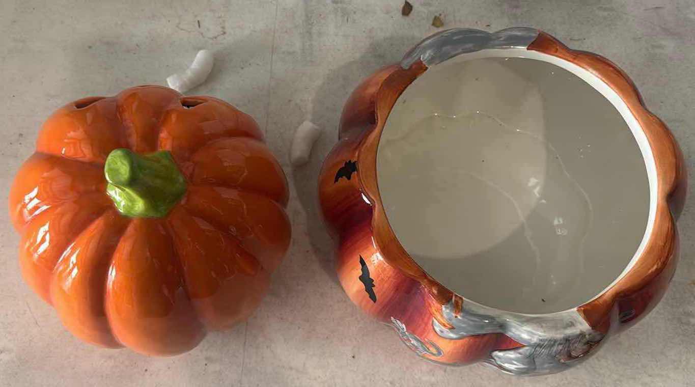 Photo 1 of 2-HALLOWEEN COOKIE JARS