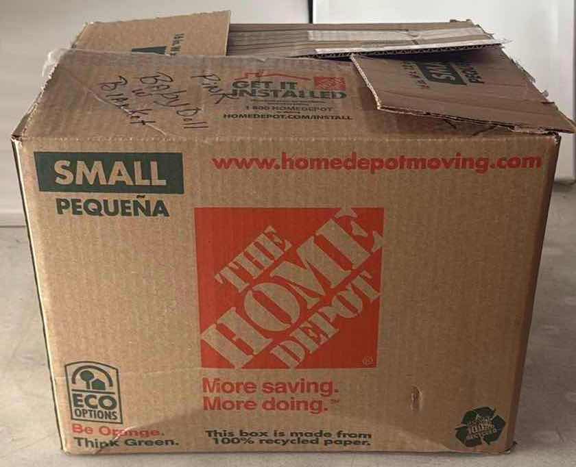 Photo 1 of CONTENTS OF BOX-PINK BABY DOLL/BLANKETS