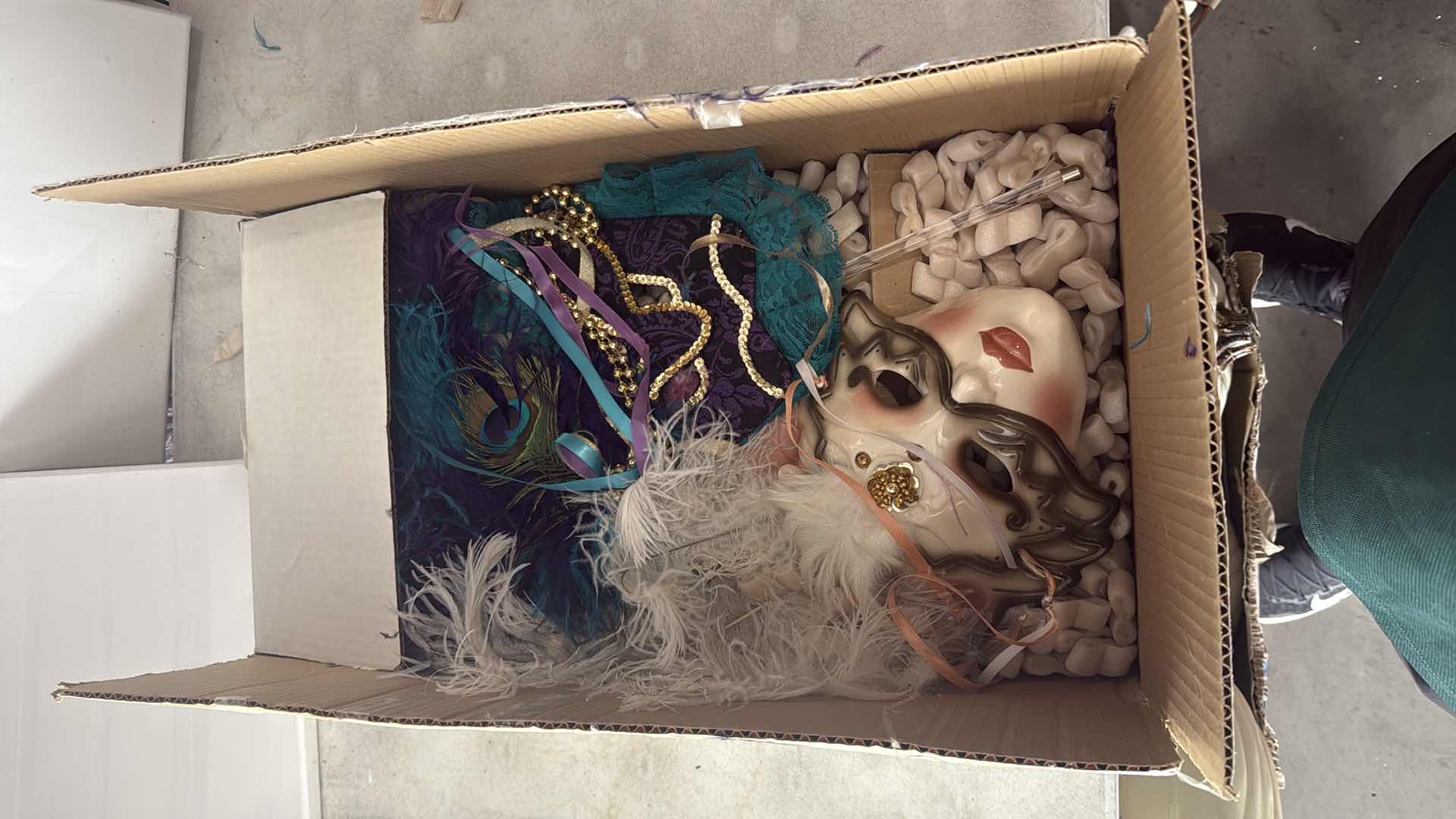 Photo 1 of CONTENTS OF BOX-MARDI GRAS