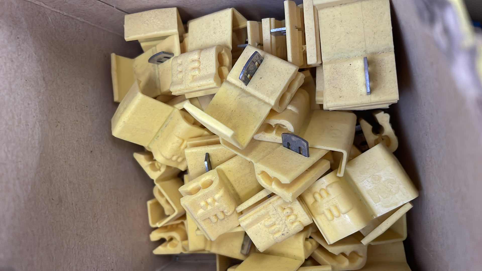 Photo 1 of CONTENT OF SHELF WIRE NUTS WIRE CONNECTORS ZIP TIES SHACKLES STORAGE BINS