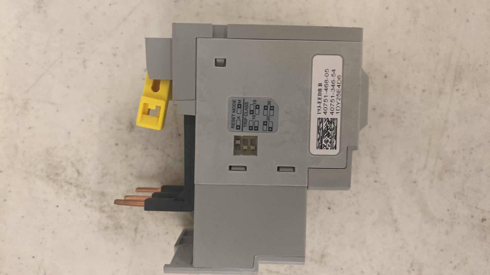 Photo 1 of ALLEN BRADLEY BULLETIN 193 E1 PLUS OVERLOAD RELAY
