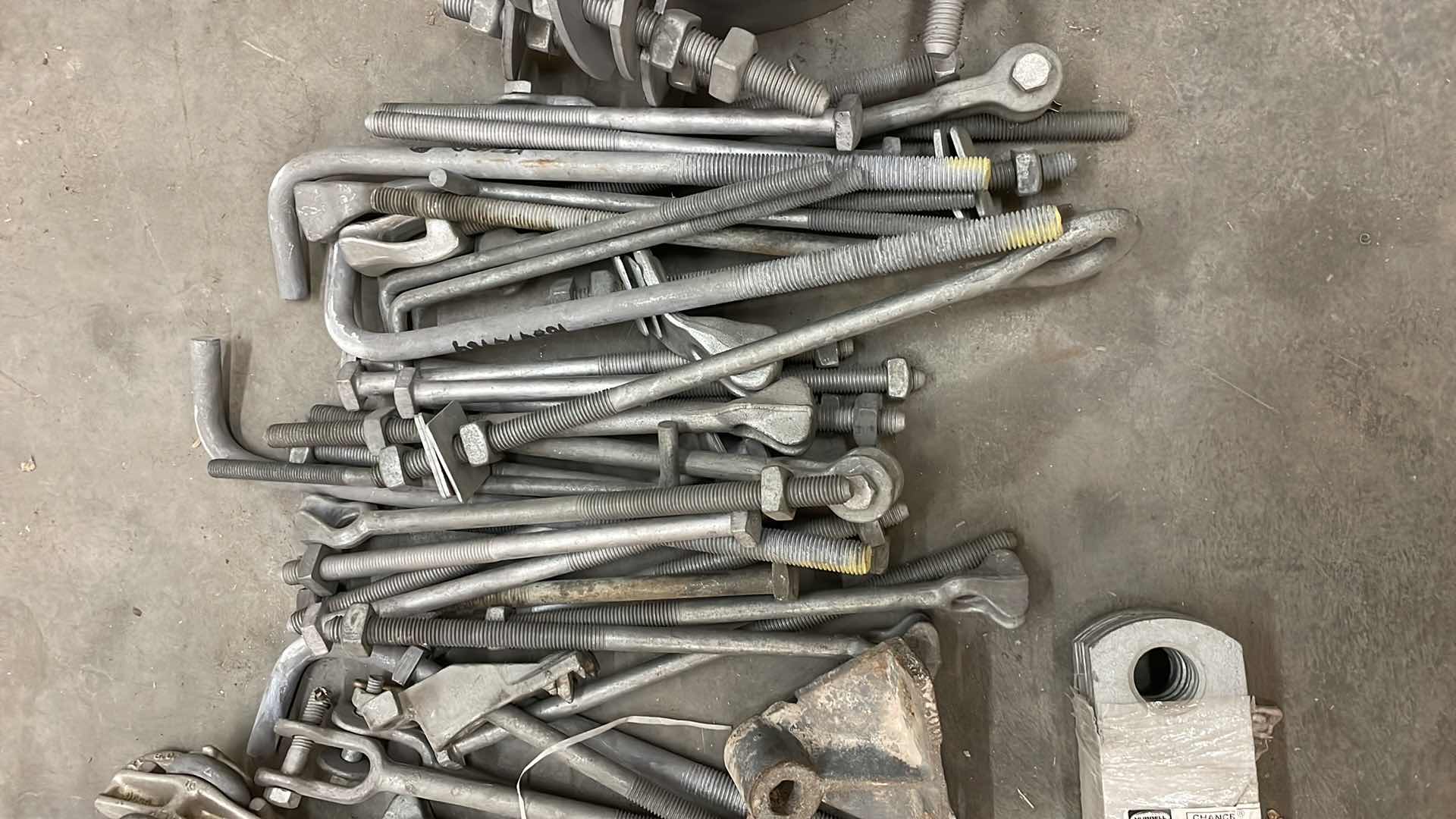 Photo 1 of GALVANIZED STEEL BOLTS POLE LINE HARDWARE