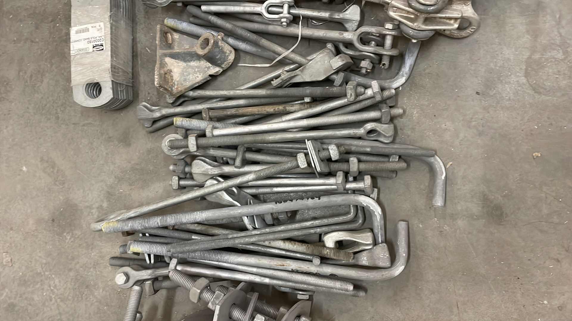 Photo 1 of GALVANIZED STEEL BOLTS POLE LINE HARDWARE