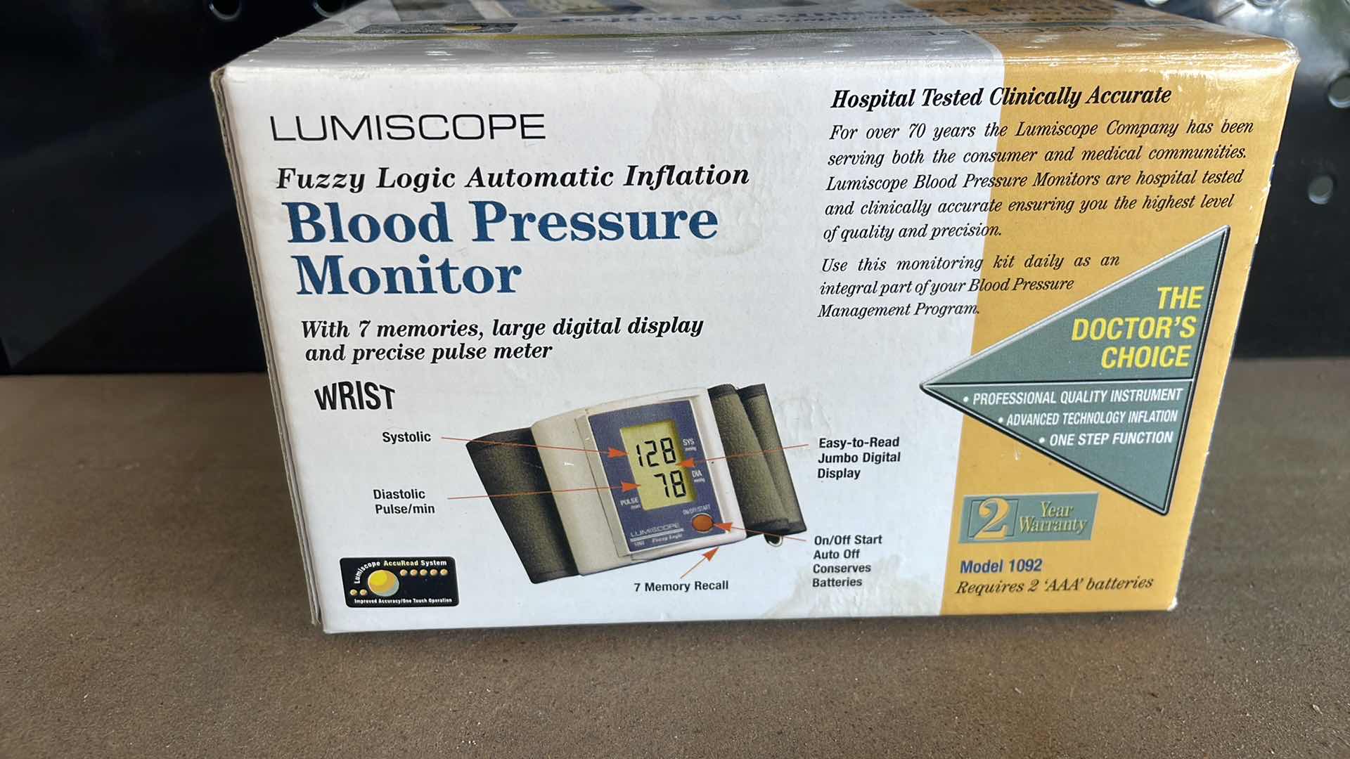 Photo 1 of BLOOD PRESSURE MONITOR