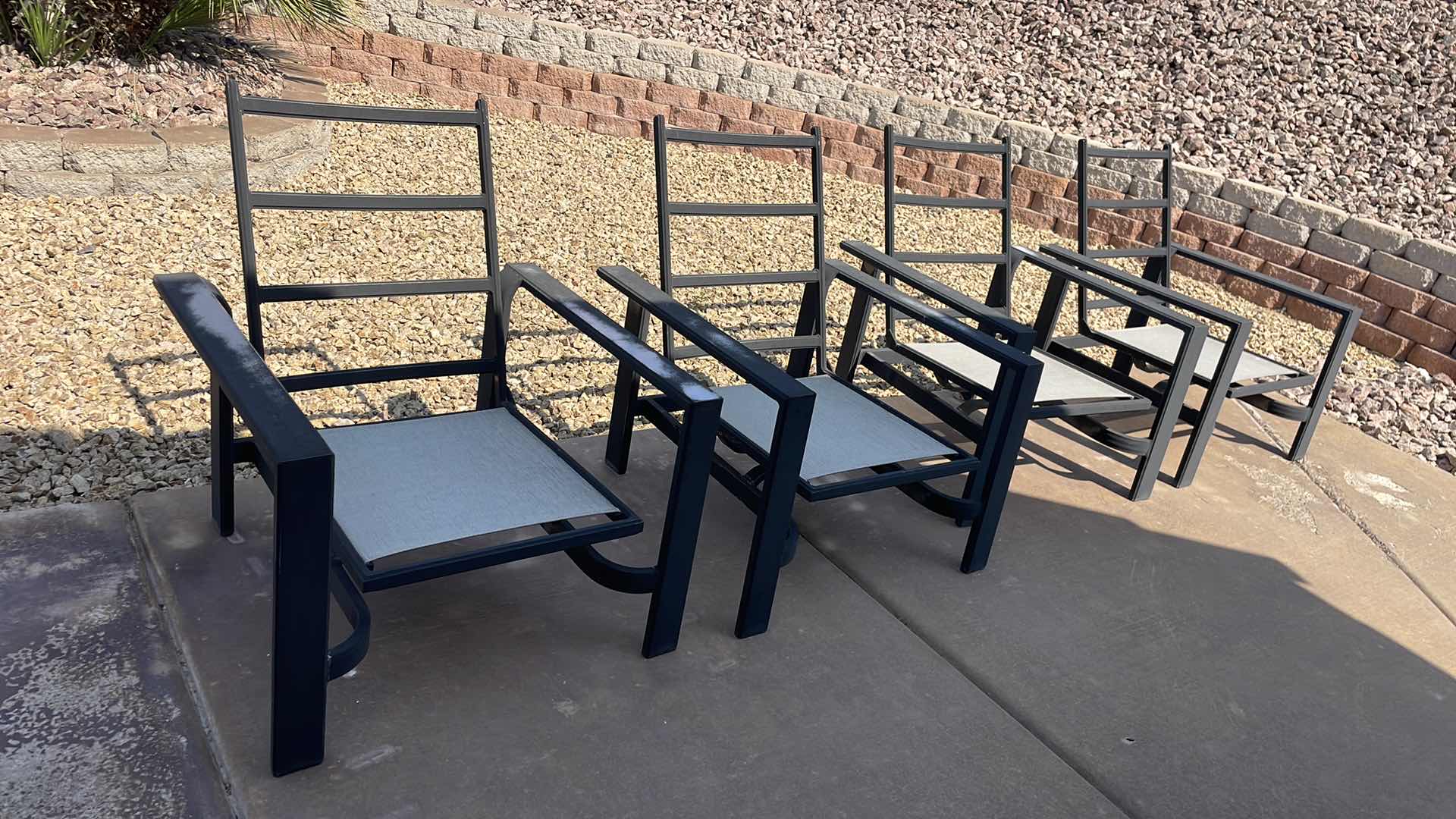 Photo 1 of PATIO CHAIRS NEED CUSHIONS.