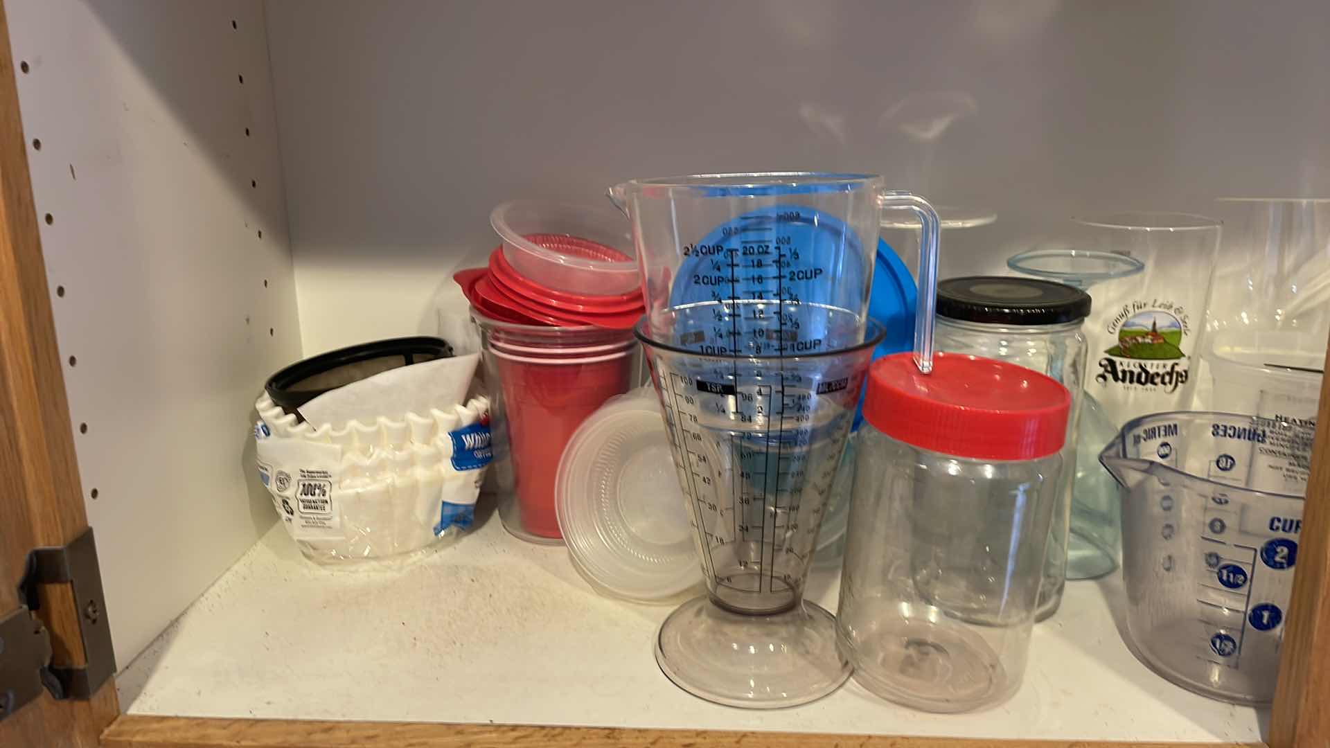 Photo 1 of PLASTIC STORAGE CONTAINERS GLASSES